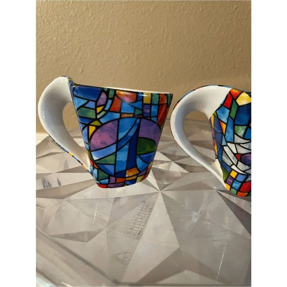 Barcelona Gaudi Mosaic Cappuccino Cups set of 2